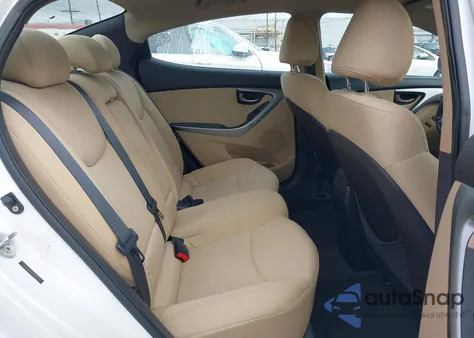 2012 Hyundai Elantra Gls from USA, damaged, VIN 5NPDH4AEXCH078773